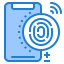 Fingerprint scan icon 64x64