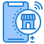 Online shopping icon 64x64