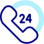 24 hours support Symbol 64x64