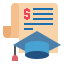 Graduation hat icon 64x64