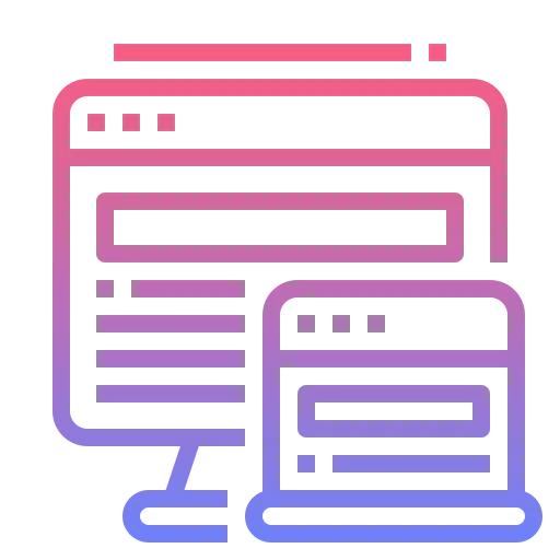Responsive website icon