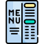 Restaurant menu icon 64x64