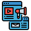 Online marketing icon 64x64