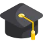 Graduation hat icon 64x64