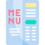 Restaurant menu icon 64x64