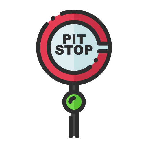 Pit stop icon