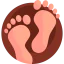 Footprint icon 64x64
