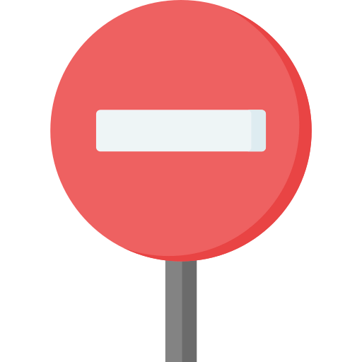 No entry icon