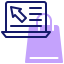 Online shopping icon 64x64