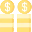 Coin stack Symbol 64x64