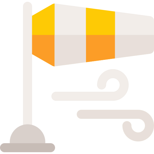 Wind flag icon