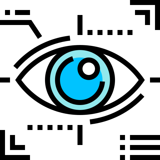 Eye recognition icon