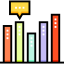 Bar chart icon 64x64