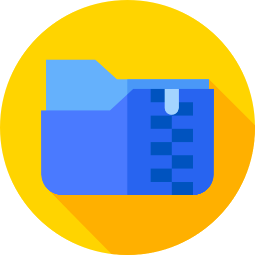 Zip folder icon