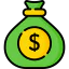 Money bag icon 64x64