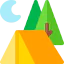 Camping tent icon 64x64