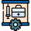 Health clinic icon 64x64
