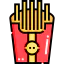 French fries icon 64x64