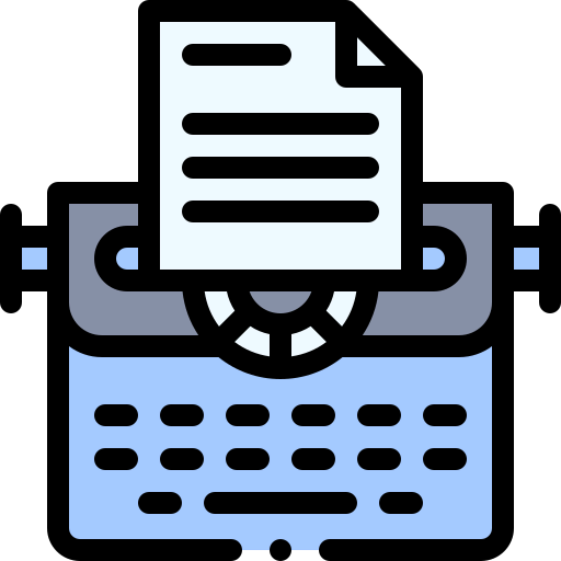 Typewriter icon