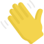 Waving hand アイコン 64x64