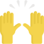 Raise hand Ikona 64x64
