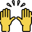 Raise hand Ikona 64x64