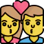 Kissing icon 64x64