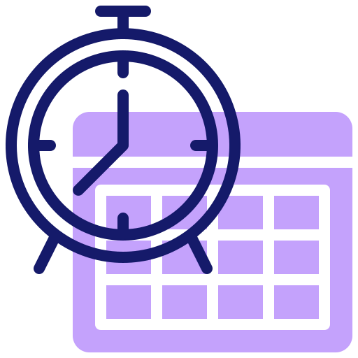 Desk clock icon