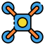 Camera drone icon 64x64