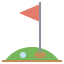 Golf hole icon 64x64