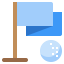 Golf flag icon 64x64