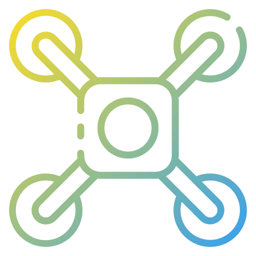 Camera drone icon