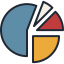Pie chart icon 64x64