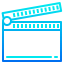 Clapperboard ícono 64x64