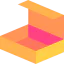 Открытая коробка иконка 64x64