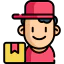 Delivery man icon 64x64