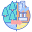 Изменение климата иконка 64x64