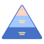 Pyramid chart icon 64x64