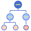 Hierarchical structure icon 64x64