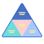 Pyramid chart icon 64x64