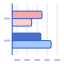 Bar chart icon 64x64