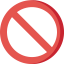 No stopping ícono 64x64
