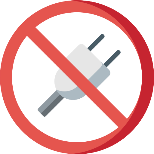 No plug icon