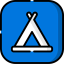 Camping icon 64x64
