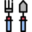 Gardening tools icon 64x64