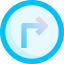 Turn right icon 64x64