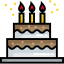 Birthday cake icon 64x64