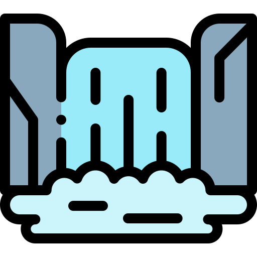 Waterfall icon