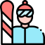 Snowboarding icon 64x64