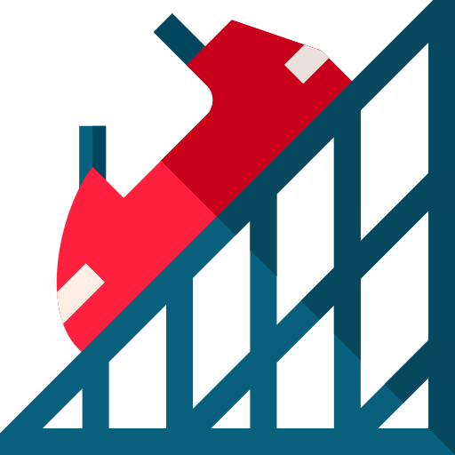 Roller coaster icon